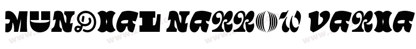 Mundial Narrow varia字体转换